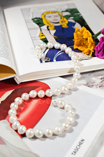 White Round  Pearl Necklace
