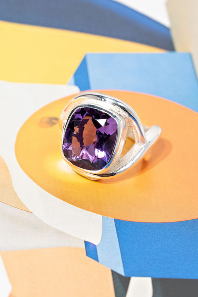 10ct Purple Amethyst Ring