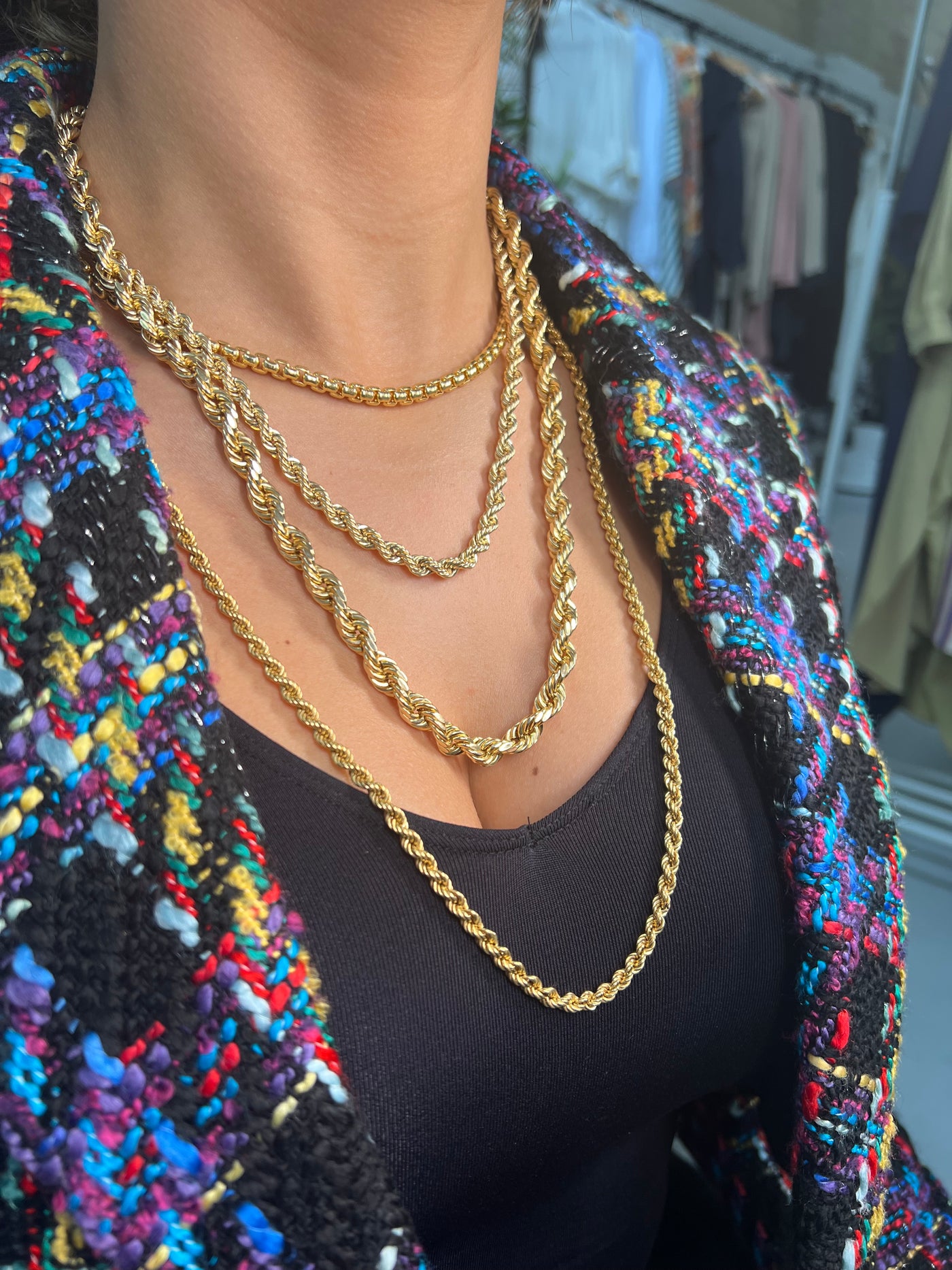 Oversized Rope Chain – 10k Gold