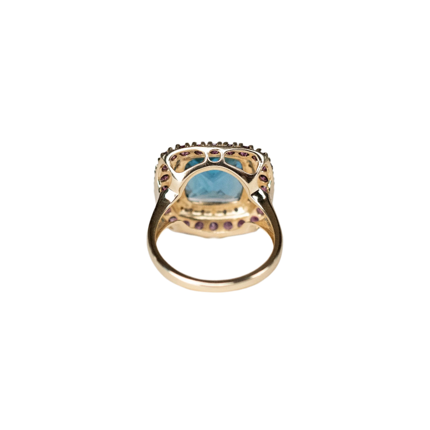 Pink Sapphire & Topaz Glam Ring