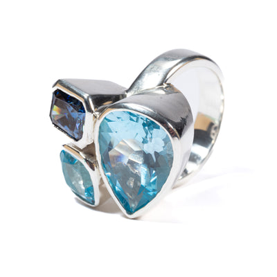 Sea Ring - Blue Topaz