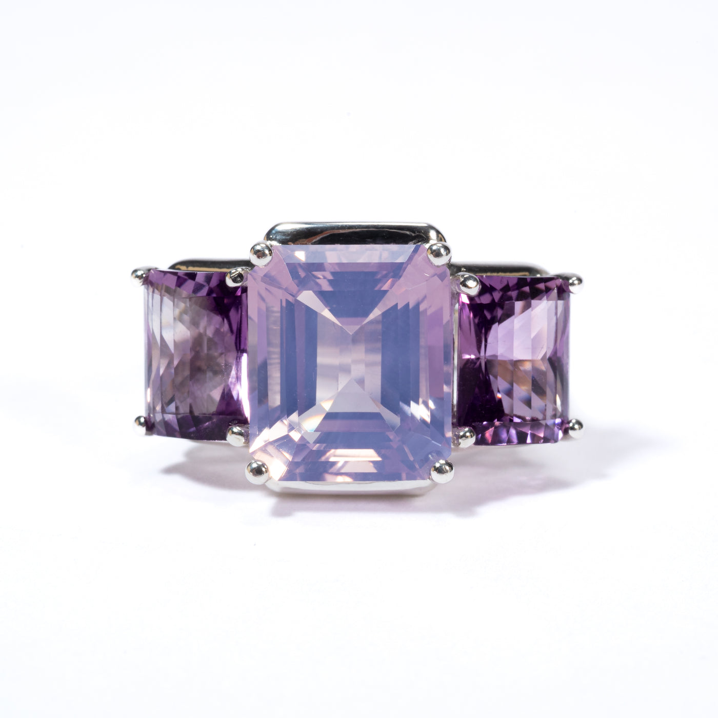 Royal Purple Amethyst Drop Earrings