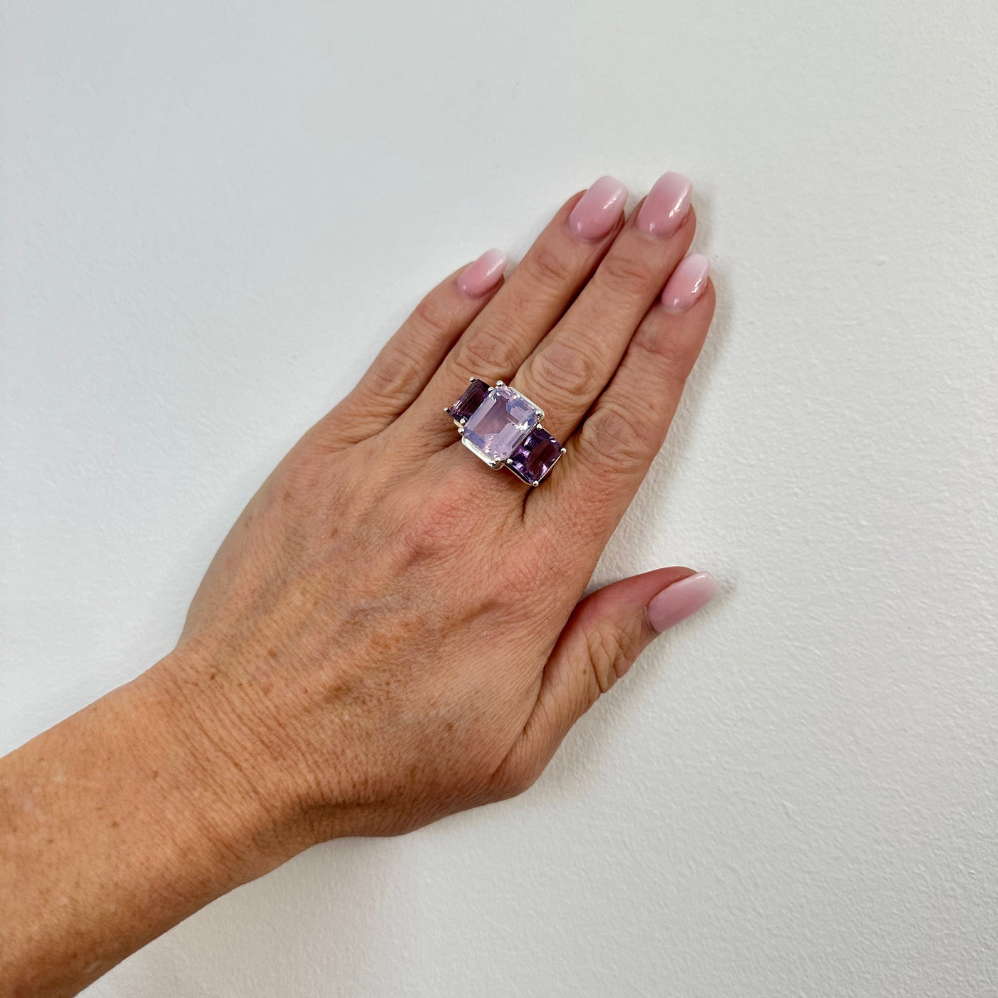 Amethyst & Kunzite Cocktail Ring