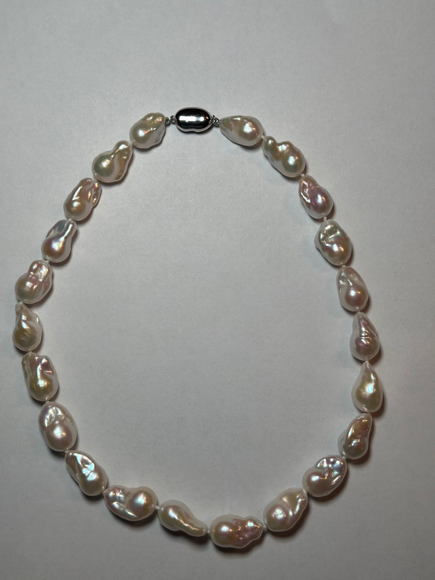Natural Baroque Pearl Necklace - 16 inches
