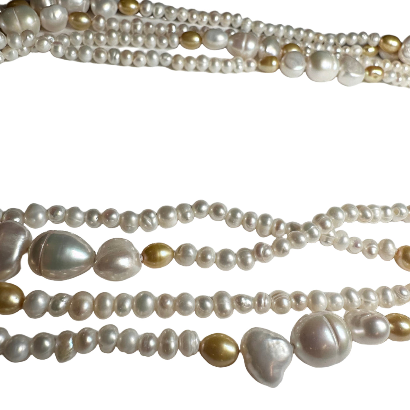 Paris Pearls - White & Gold