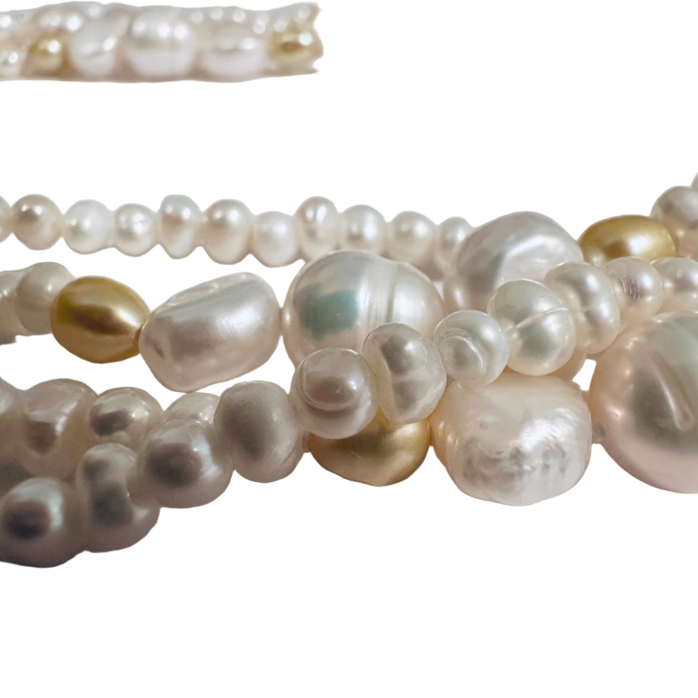 Paris Pearls - White & Gold