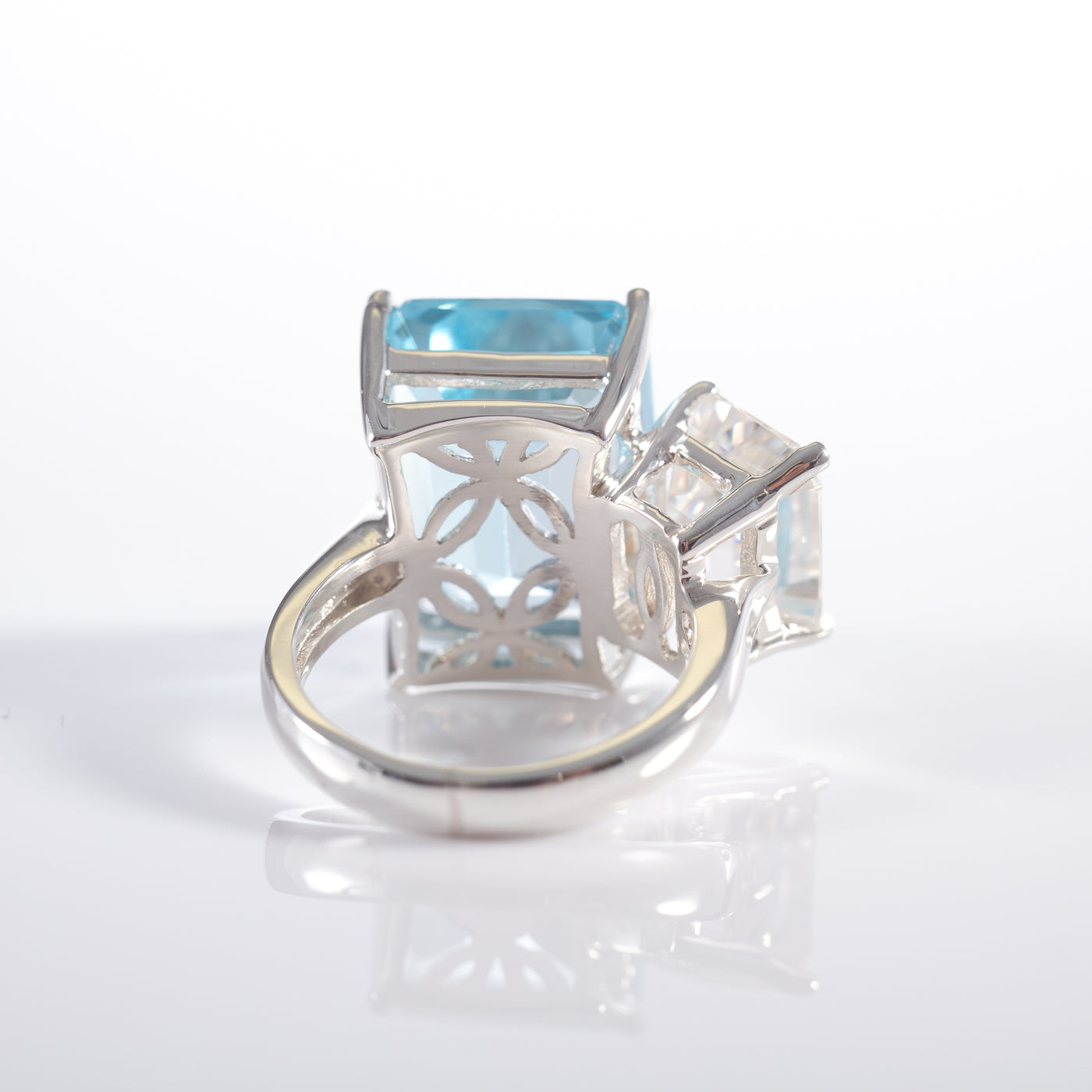 Blue Topaz Cocktail Ring