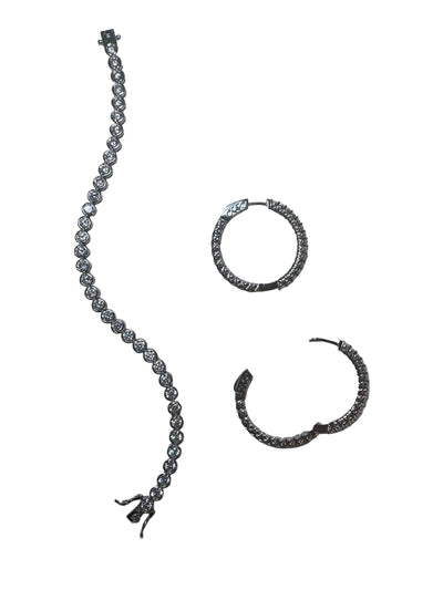 Inside Out Hoop Earring - 925 Sterling Silver