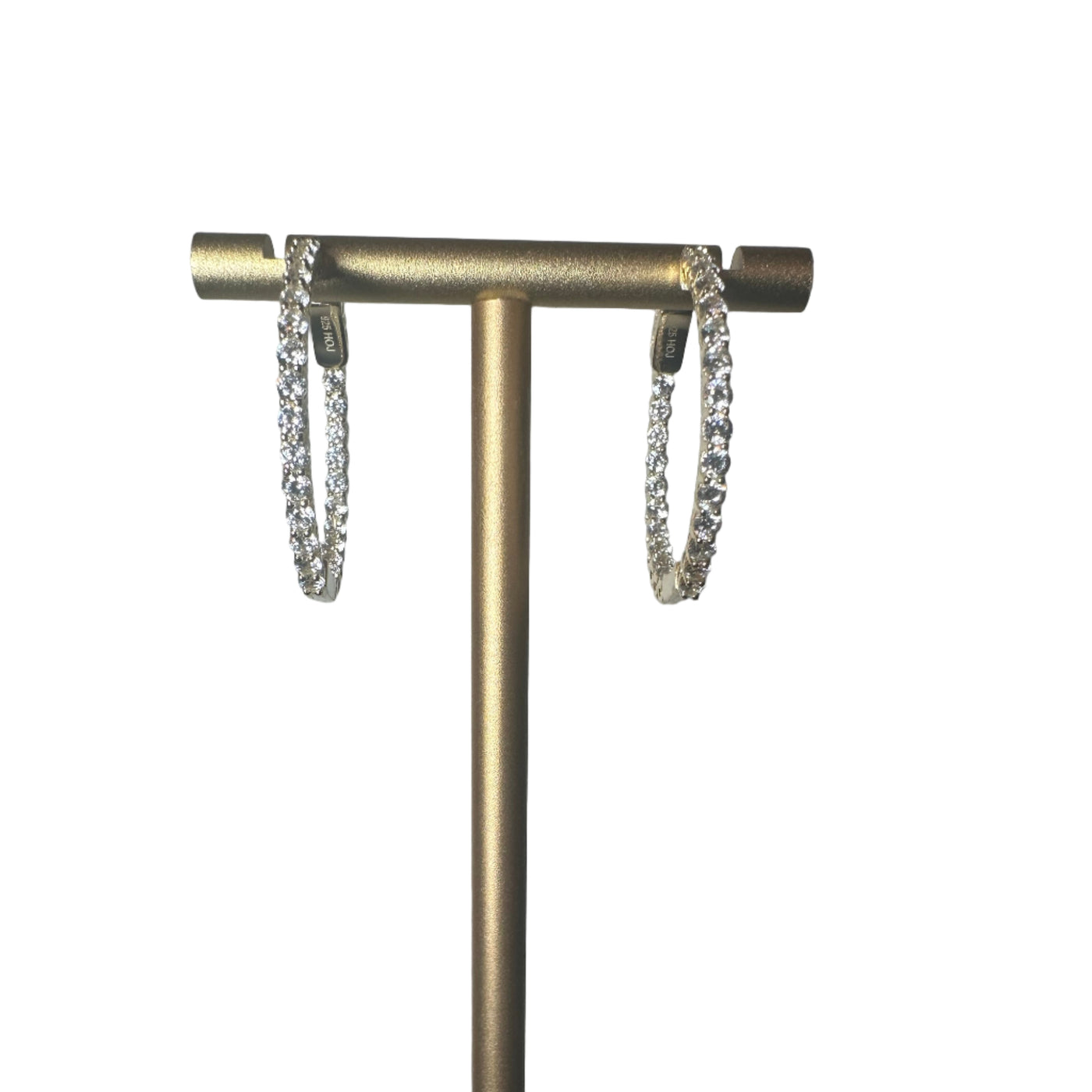 Inside Out Hoop Earring - Gold Vermeil