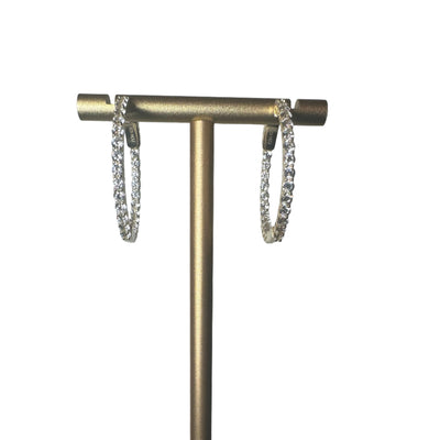 Inside Out Hoop Earring - Gold Vermeil