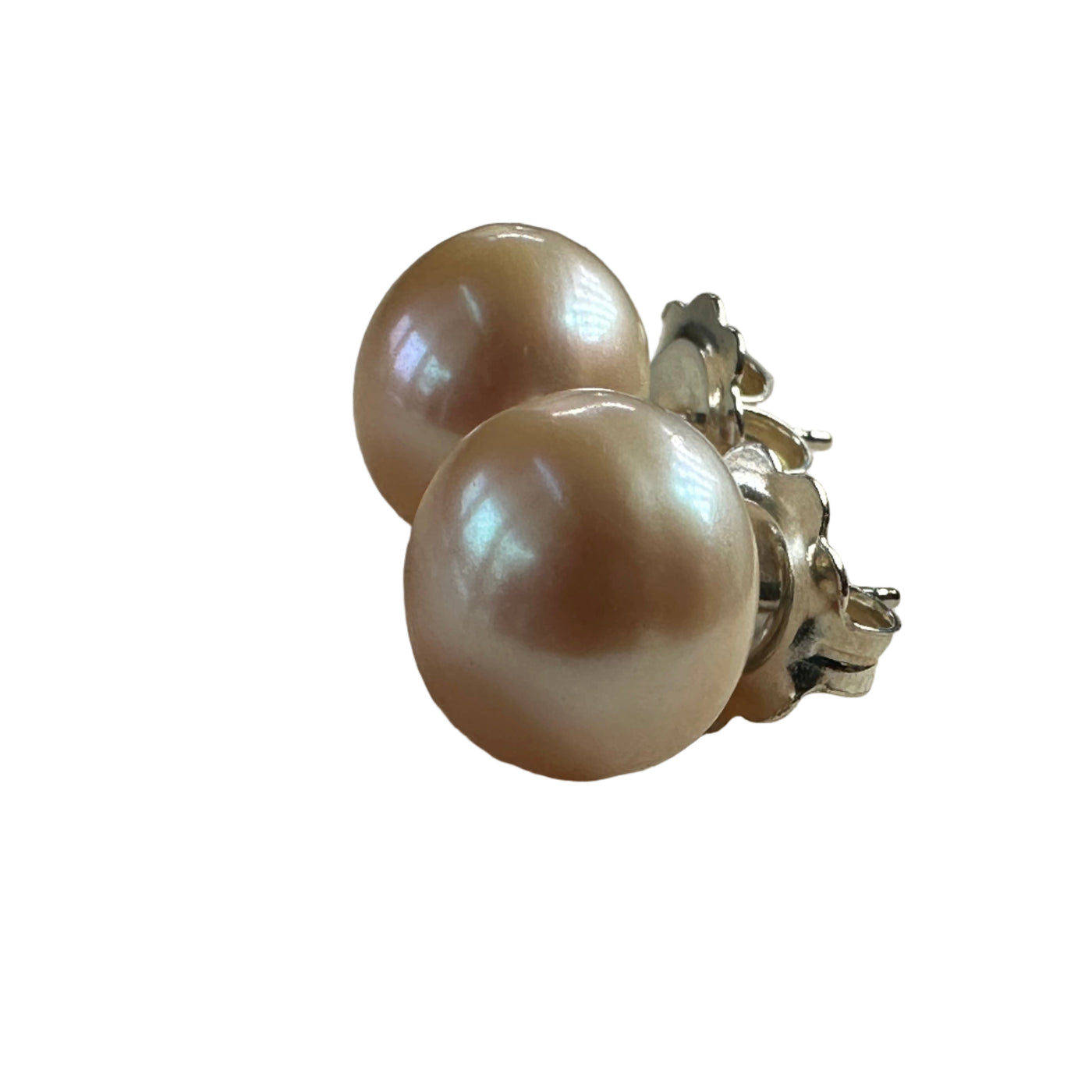 Oversized Pink Button Pearls - 14mm