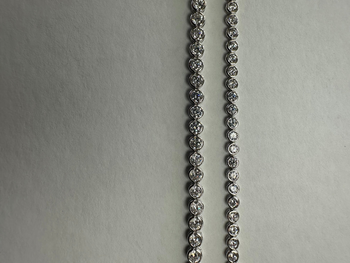 Big Bezel Sterling Silver Tennis Bracelet