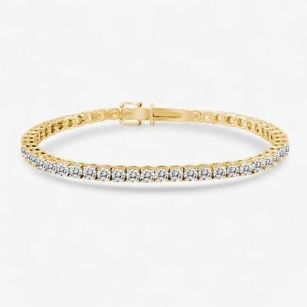 Gold Vermeil Tennis Bracelet