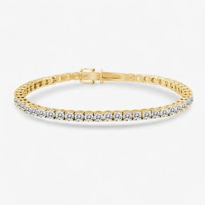 Gold Vermeil Tennis Bracelet
