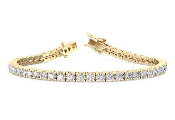 Gold Vermeil Tennis Bracelet