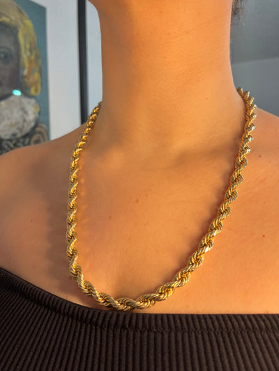 Oversized Rope Chain – 10k Gold