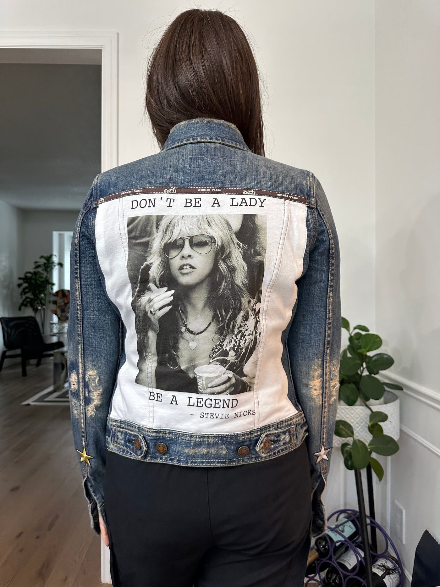 Stevie Nicks Jean Jacket - Made to order