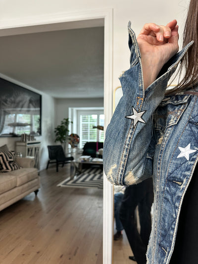 Stevie Nicks Jean Jacket - Made to order