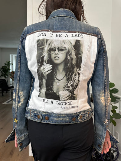 Stevie Nicks Jean Jacket - Made to order