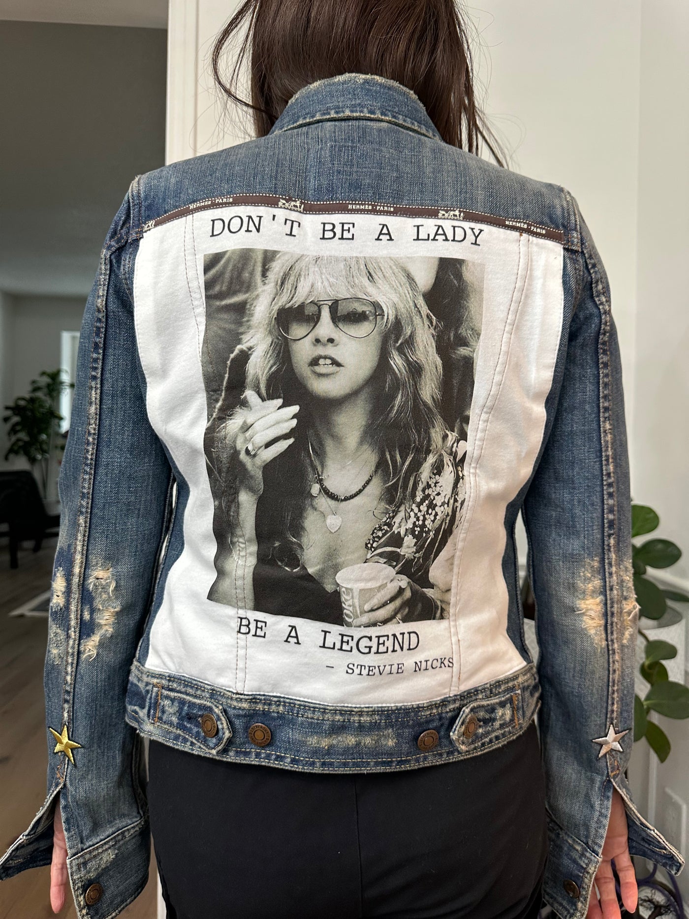 Stevie Nicks Jean Jacket - Made to order
