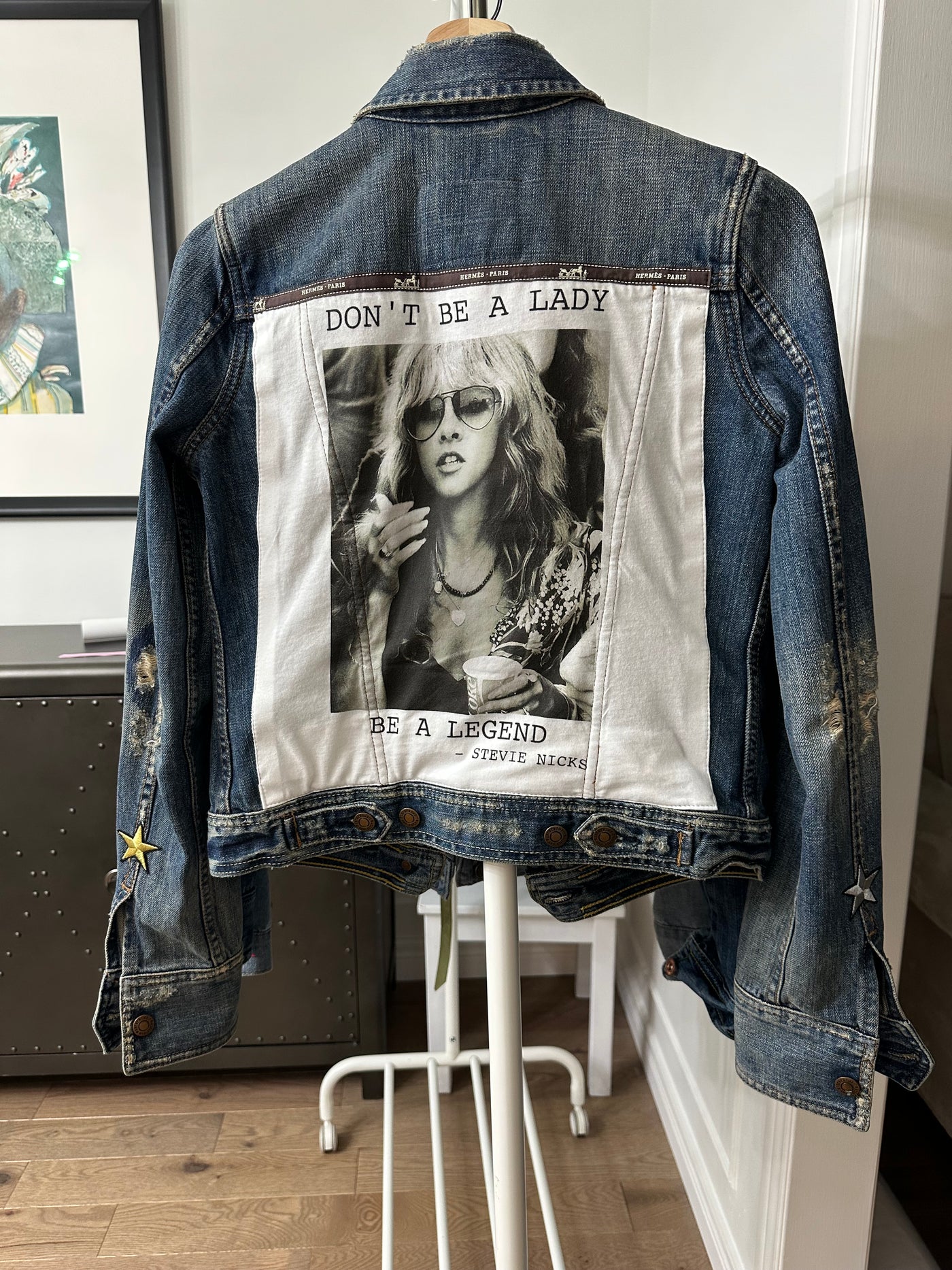 Stevie Nicks Jean Jacket - Made to order