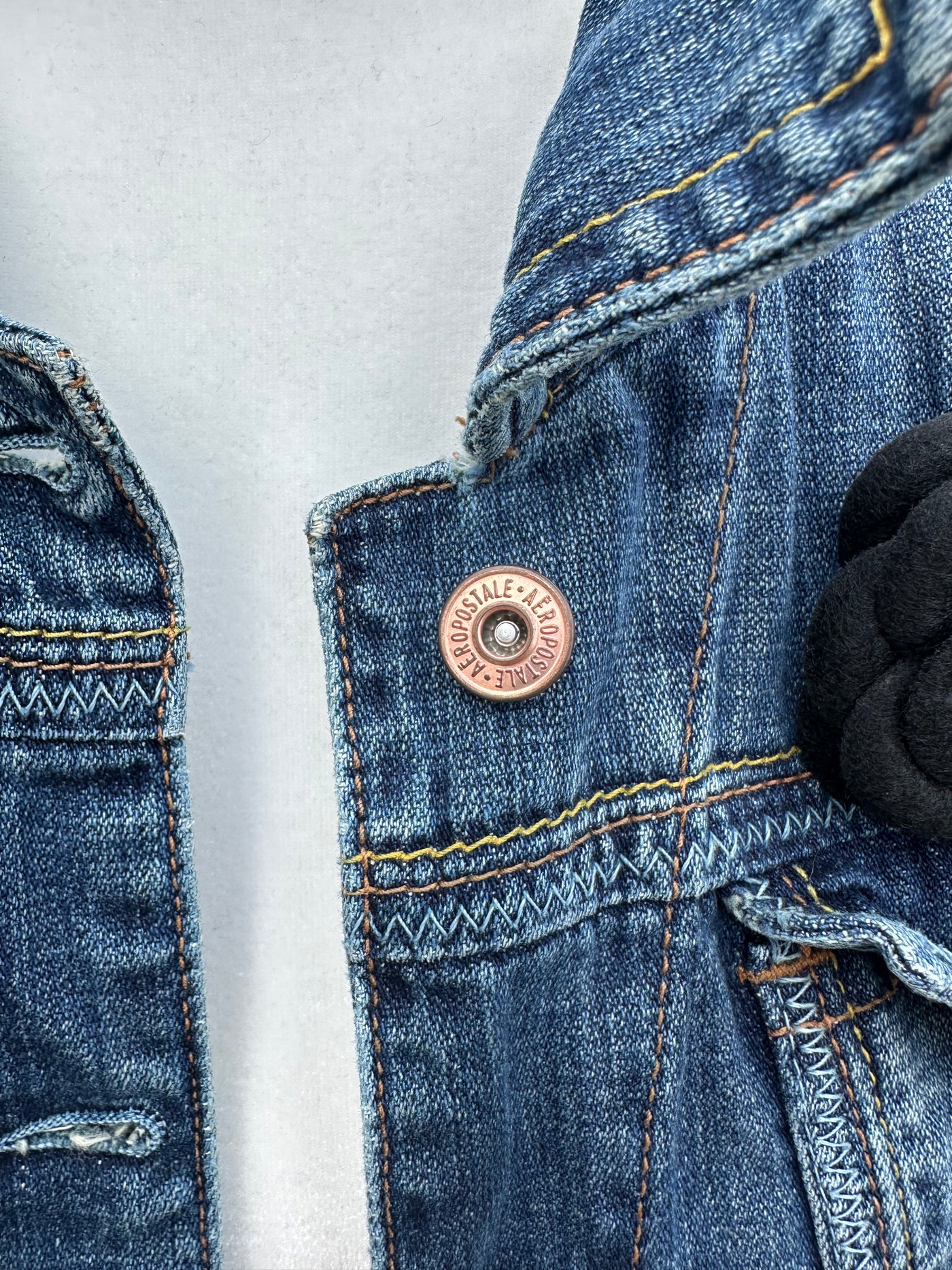 AC/DC Jean jacket - album cover