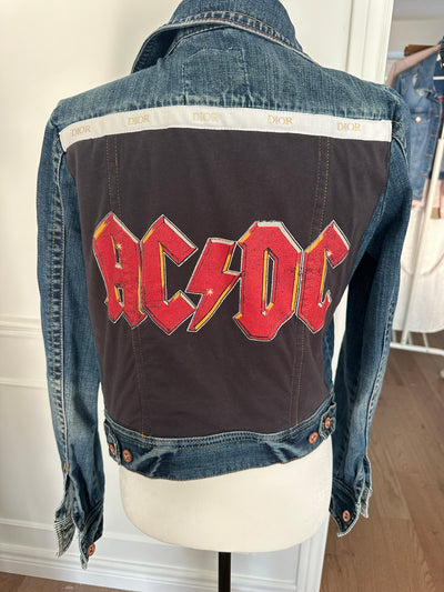 AC/DC Jean jacket - album cover