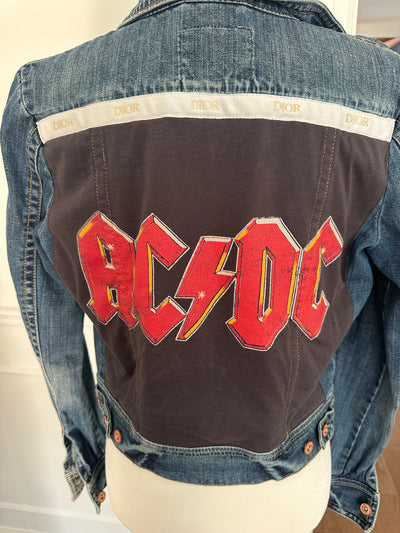 AC/DC Jean jacket - album cover