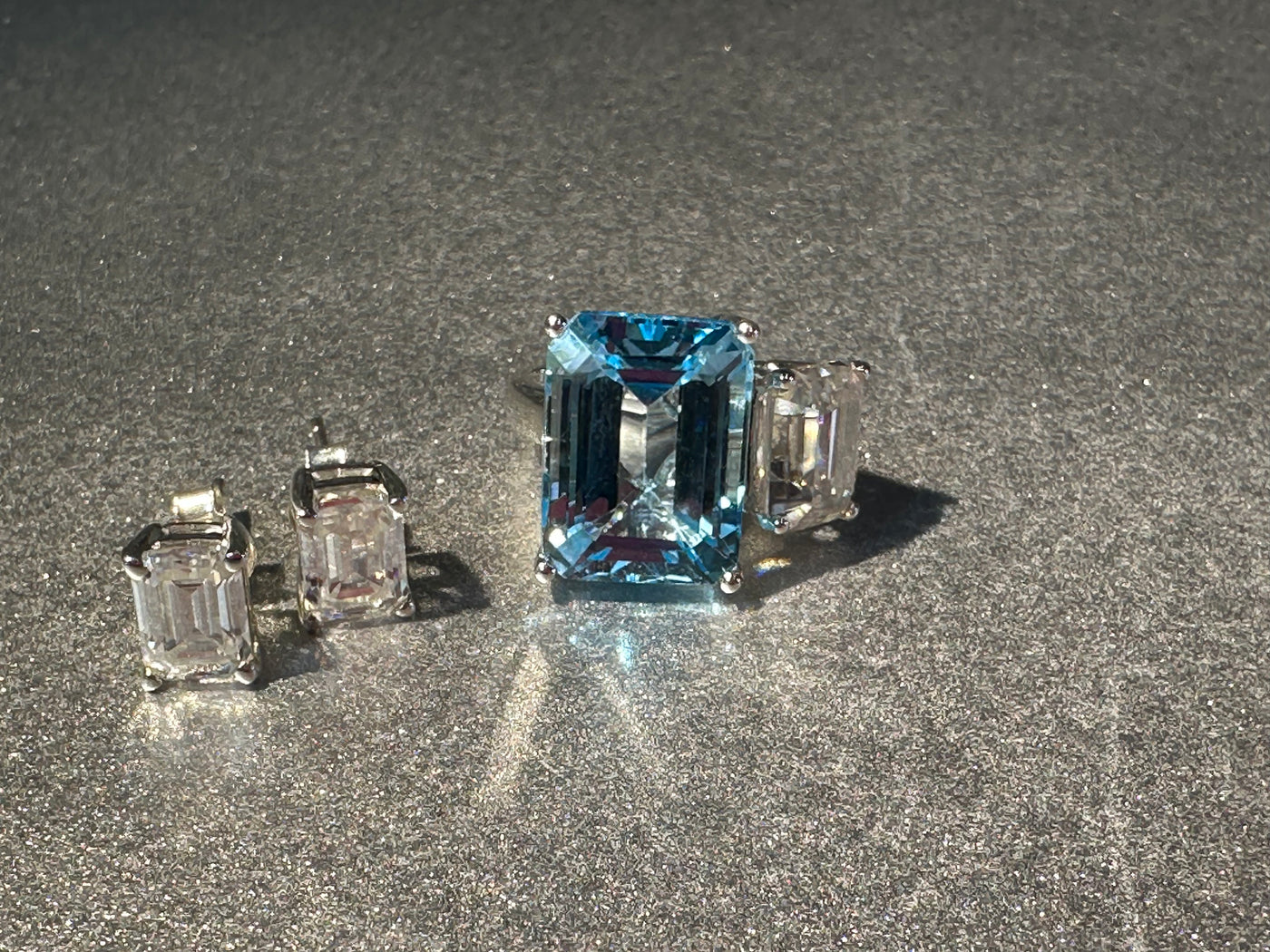 Blue Topaz Cocktail Ring