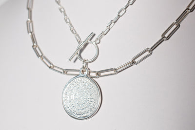 Roman Pendant - Sterling Silver