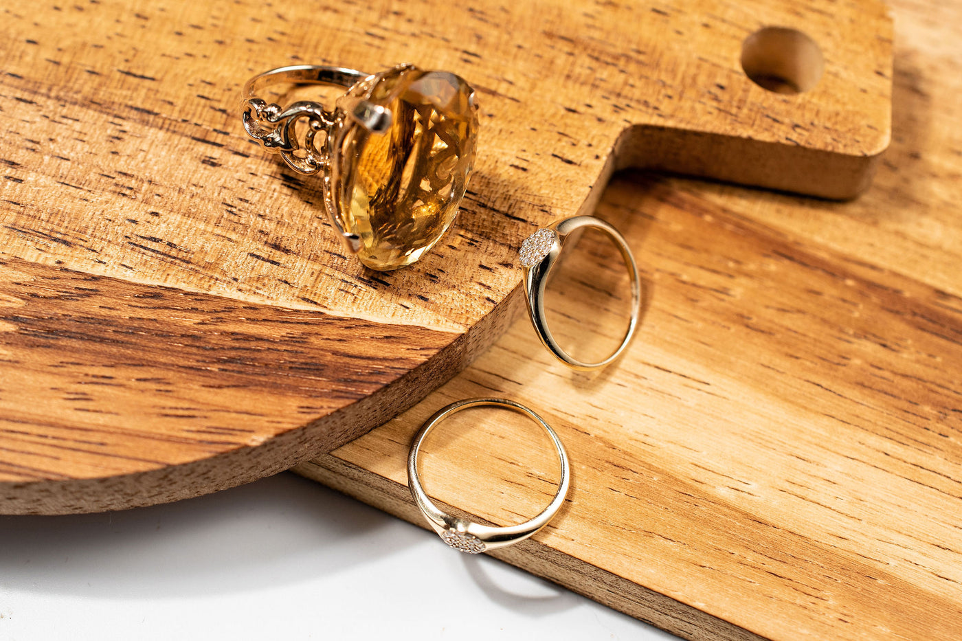 Pave Pinky Diamond Ring