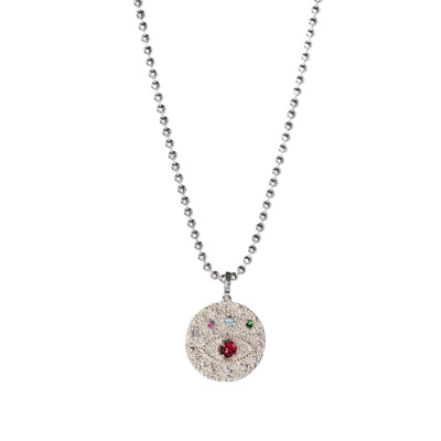 Evil eye Necklace - Sterling Silver