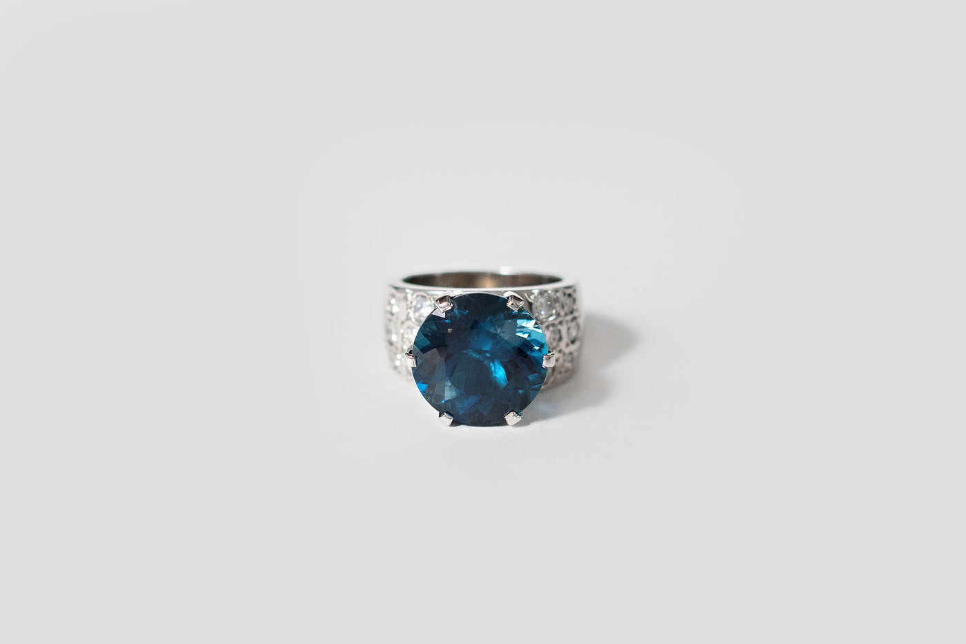 London Blue Cocktail Ring