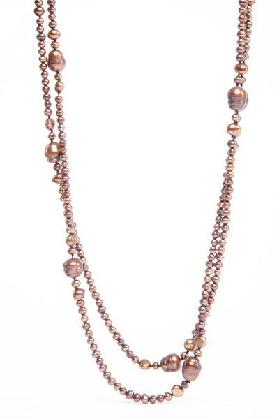 Paris Pearls - Chocolate Brown