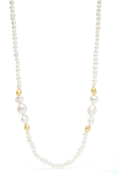 Paris Pearls - White & Gold