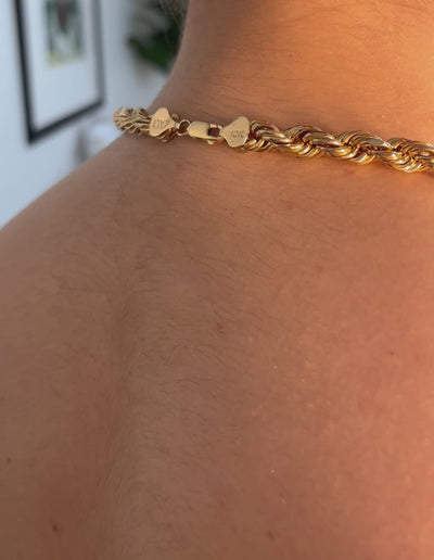 Oversized Rope Chain – 10k Gold