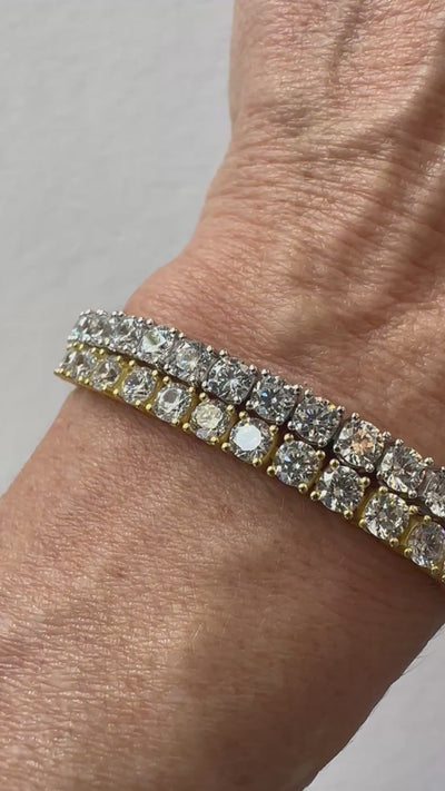 Gold Vermeil Tennis Bracelet