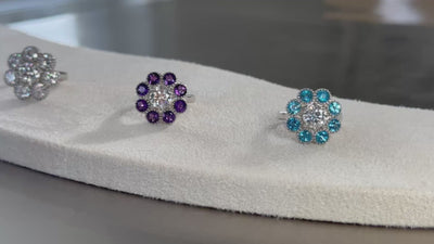 Bloom Ring - Moissanites