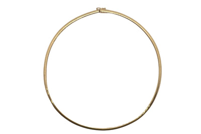 6mm Omega Necklace – 14k Yellow Gold