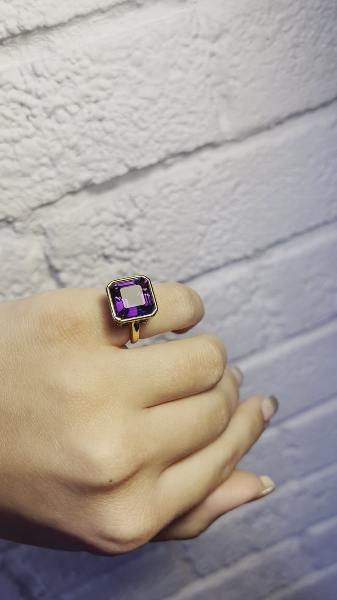 7.88ct Pinky Ring – Purple Amethyst: Made to Order