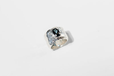 London Blue Topaz Ring - Sterling Silver