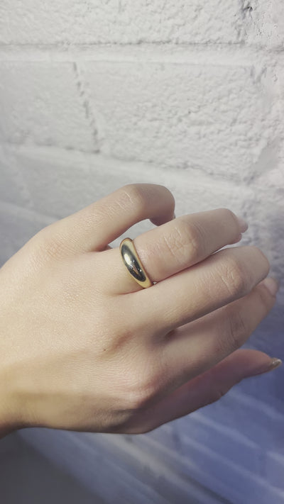 Dome Ring – 10k Yellow Gold