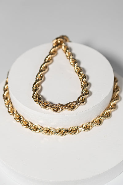 Oversized Rope Chain – 10k Gold